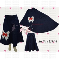 Garment Washing Girls' 7 Circle Denim Skirt