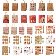 Christmas Series Packaging Gift Bags Greeting Cards Hemp Rope Gift Packaging Accessories