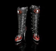 【現貨H-125】1/6 高跟長筒 潮流 骷髏機車靴 ( 實心鞋 ) ASTOYS 女兵人 AS057 模型