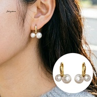 Fairystore| 1 Pair Eye-catching Statement Earrings, Lightweight Copper Studs, Minimalist Chic Design
