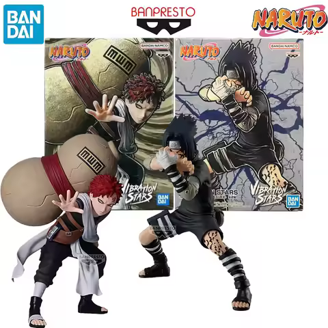 In Stock Bandai Genuine VIBRATION STARS NARUTO Uchiha Sasuke Gaara Anime Character Christmas Gift Co