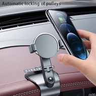 Car Phone Holder Universal Mobile Phone Stand Navigation Auto Parking Number Plate Car Dashboard Smartphone Gripper Auto Goods