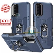Casing Untuk Vivo Y20/Y20s/Y20s(G)/Y12s 2021/Y20 2021 Hard Case Ring Armor Robot Case Kickstand Hybr
