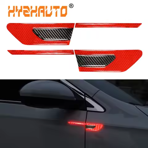 2Pcs Car Leaf Board Reflective Sticker for Volkswagen VW Polo Golf 4 6 5 7 Jetta MK5 MK6