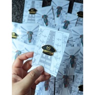 ENAMEL PIN TOPI PILOT AIRLINES (MAS)