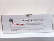 Cellcosmet pro collagen eye mask  Yeux/Eyes  原價： $4800 特價：$3500 功效 •	舒緩眼周肌膚，減淡細紋 •	減淡表情紋 •	減小眼袋，減緩眼周疲勞 •	給眼周肌膚注入能量 •	鎖水，防止表皮水分流失 •	減淡黑眼圈 •	不含激素、不含硅、不含色素、不含酒精