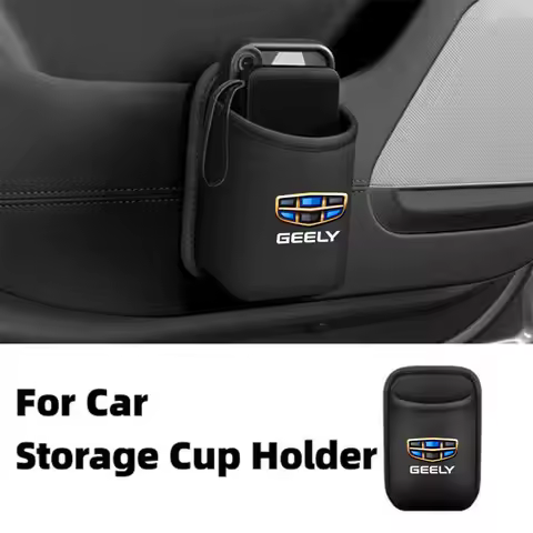 Car Storage Box Cup Holder Hang Beverage Rack Multifunctional For Geely Atlas Boyue NL3 X6 EX7 Emgra