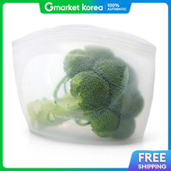 Large 1500ml Silicone Zipper Bag Triple-Sealed Freezer Oven Safe for Inverted Drying