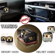 VANZO CAR AIR FRESHENER CAR PERFUME AND MINIATURE CAR PERFUME W/VENT HOLDER
