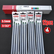 [LIULIU MEI]ตะไบเลื่อยโซ่ OREGON (แท้100%) บรรจุ ยกกล่อง (12แท่ง) ตะไบหางหนู ตะไบกลม ตะไบเลื่อยโซ่ ข