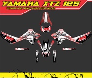 Yamaha xtz 125 full body decals