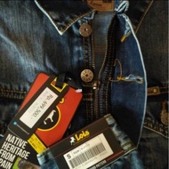 jaket jeans pria lois dobel kancing mjf111/148