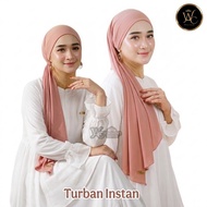 Instant Pashmina Turban Jersey Material WACHIJAB Shawl