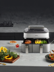 Philips | Steam & Fry Dual Chamber Air Fryer 9L