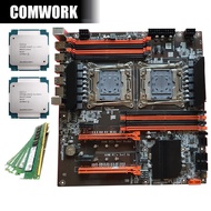 ชุด 2 ซีพียู 56 เธรด 2.0-3.6GHz | ซีพียู XEON E5 V3 V4 | เมนบอร์ด X99 DUAL CPU | แรม 32GB-512GB | SE