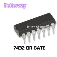 1pc 74HC32 7432 Quad 2-Input OR logic gate IC Original 7432 SN74HC32 AND IC Authentic 14 pins DIP