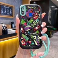 Casing hp for VIVO Y91 Y91i Y93 Y95 Y91C Y1S Y90 Case Creative Cartoon Trend Pattern Silicone Phone 