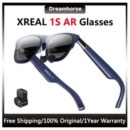 [2026] XREAL 1S AR Glasses, 500" Virtual Screen, 52° FOV, Native 3DoF, Real 3D, X1 Chip, USB-C DP