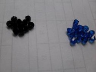 施華洛世其3mm4mm水晶 黑色 深藍（243)100個160元