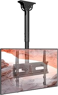 TV Ceiling Mount Adjustable Bracket for Most LED, LCD, OLED and Plasma Flat Screens 26 to 65 Inches,