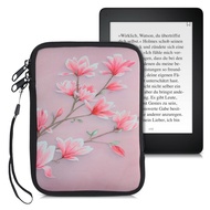kwmobile Neoprene e-Reader Pouch Size 6" eReader - Universal eBook Sleeve Case with Zipper, Wrist St