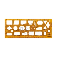 Butterfly BT-2020 Flow Chart Mold Mall - FlowChart Engineering Ruler Template Mall Screen Printing
