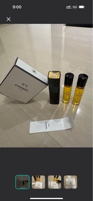 Chanel No.5香奈兒五號香水EDT便携裝 旅行套裝3x20ml