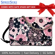 Kate Spade Handbag In Gift Box Crossbody Bag Carson Dahlia Floral Printed Convertible Crossbody Pink # K8111