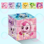 magnetic rubik cube rubik cube 3x3 T Third-Order Wonderful Cute Cartoon Third-Order Pattern Puzzle S