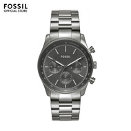 Fossil Men's Sullivan Analog Watch ( BQ2854 ) - Quartz, Smoke Case, Round Dial, 24 MM Smoke Stainles