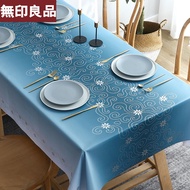 Waterproof Rectangle PVC Tablecloth Oil Proof Spill Proof Table Cloth Wipe Clean Table Cover Dining 