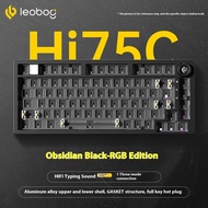 LEOBOG Hi75C Mechanical Keyboard 3Mode/Wired kit Hot Swap With Knob RGB Aluminium Alloy Gasket Hi75C