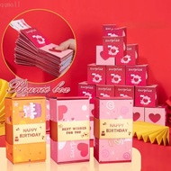 QQMALL Cash Explosion Gift Box, Luxury Fun Surprise Bounce Box, Red Envelope Paper Pop Up Surprise Money Box Valentine