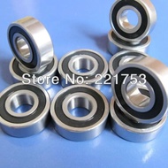 2 PCS S6010-2RS Bearings 50x80x16 mm Rubber Seal Stainless Steel Ball