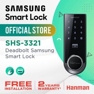 SHS-3321 Samsung Deadbolt Digital Door Lock (FREE INSTALLATION + 2 YEARS WARRANTY)