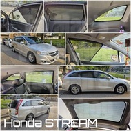 Honda Stream RN6 RN8 的專車專用濾光窗網太陽擋