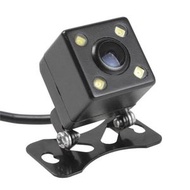 屯京 - 黑色車用攝像頭 LED燈倒車後視高清攝像頭 防水倒車影像汽車攝像頭 [平行進口]