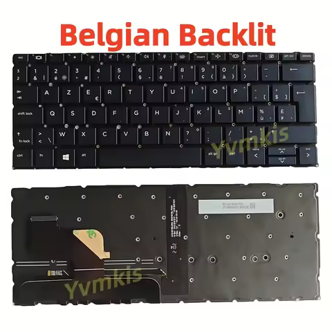 G2 Keyboard FOR HP ELITE Dragonfly G2 MAX 13.3 SG-99100 BE Layout Blue With Backlit SN9181BL SG-9910