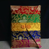 Five-Color Sutra Book Bag Tibetan Style Sutra Bag Copying Sutra Bag Magic Bag Cloth Bag Sutra Book B