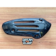 Pure dry Carbon Virtu Exhaust Cover Original Carbon Vespa Sprint Vespa Sprint Vespa s Vespa LX Vespa