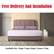 YHL PU Leather Divan Bed Frame