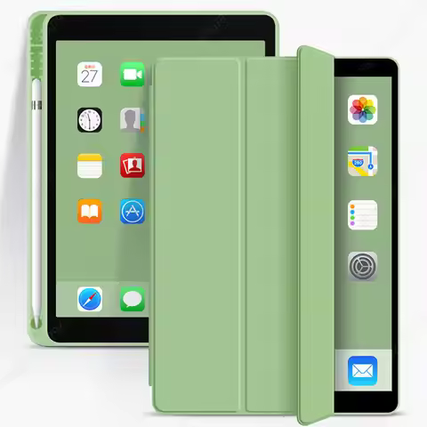 Funda New ipad 9th generation with Pencil Holder iPad 10.2 inch iPad 9 8 7 Trifold Stand Smart Case 