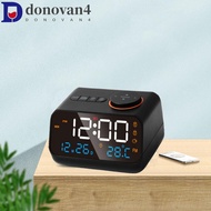DONOVAN FM Radio LED Alarm Clock, USB Charging