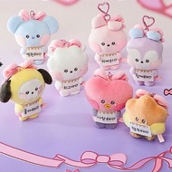 【Ready Stock】bt21 plushie keychain rantai kunci bag charm plushie Gift