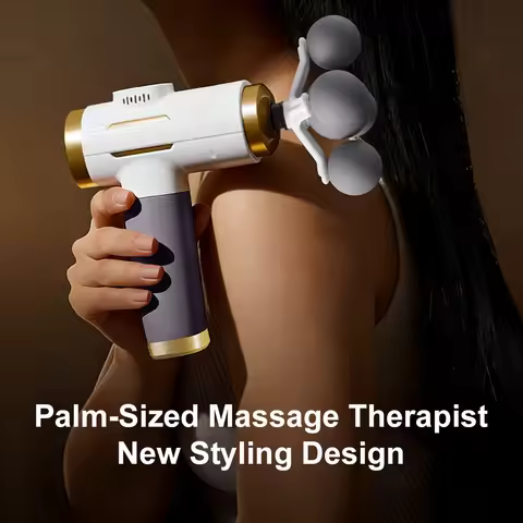 Electric Percussion Pistol Massager Fascial Massage Gun Body Neck Back Deep Tissue Muscle Relaxation