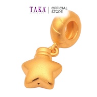 TAKA Jewellery 999 Pure Gold Dangling Star Charm
