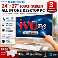 🔥IVOpc🔥🌟Touch Screen 24" 27" All in one Desktop PC🌟Intel core i9/i7/i5 all in one pc