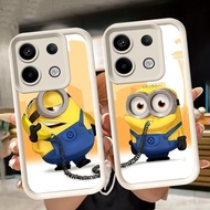 Soft Casing for Xiaomi Redmi 15C 13T poco M7 M6 X6 Neo Note 13 13C Pro Plus 5G White Q22 Minion