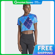 adidas | Sports Top Il2444 Argyle Fluffy Tee Blue Green 3545301