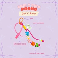 DIY Name Charm - Keychain Alphabets, Keychain Huruf, Customize Name, Pilih Nama, Rantai Kunci Nama H